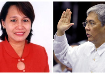 Marlene Esperat and Jocjoc Bolante