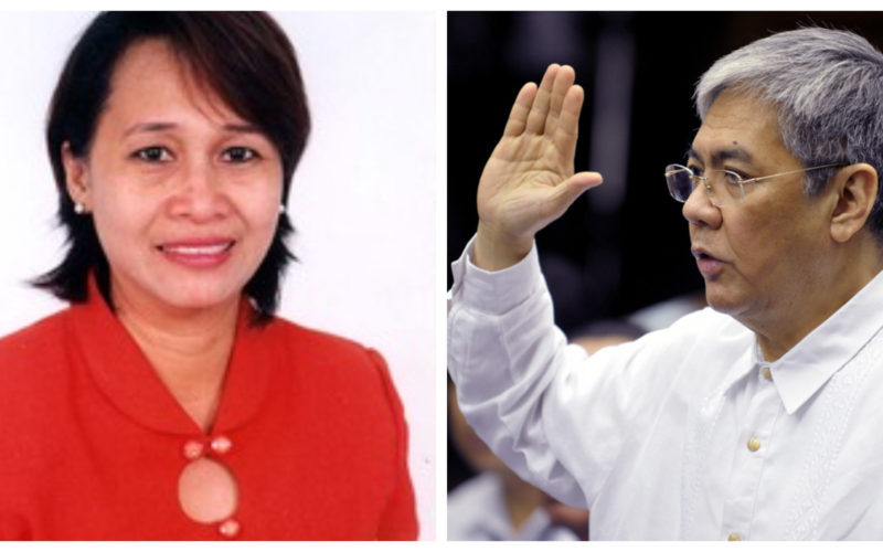 Marlene Esperat and Jocjoc Bolante