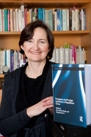 Professor Anne-Marie Brady smiling