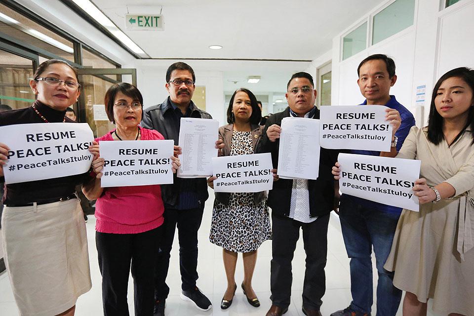 Members of the Makabayan bloc