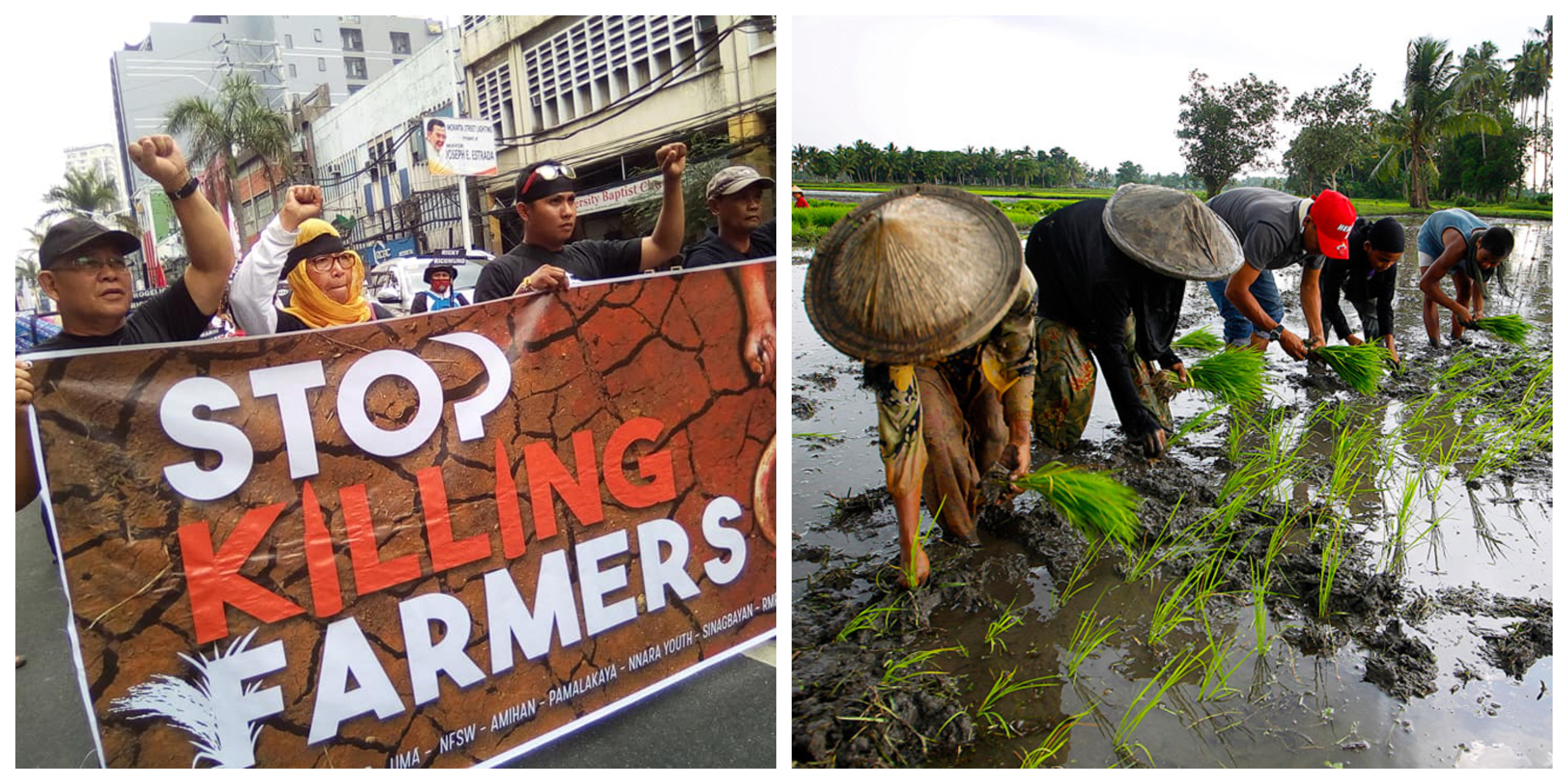 Stop killing farmers protest photo