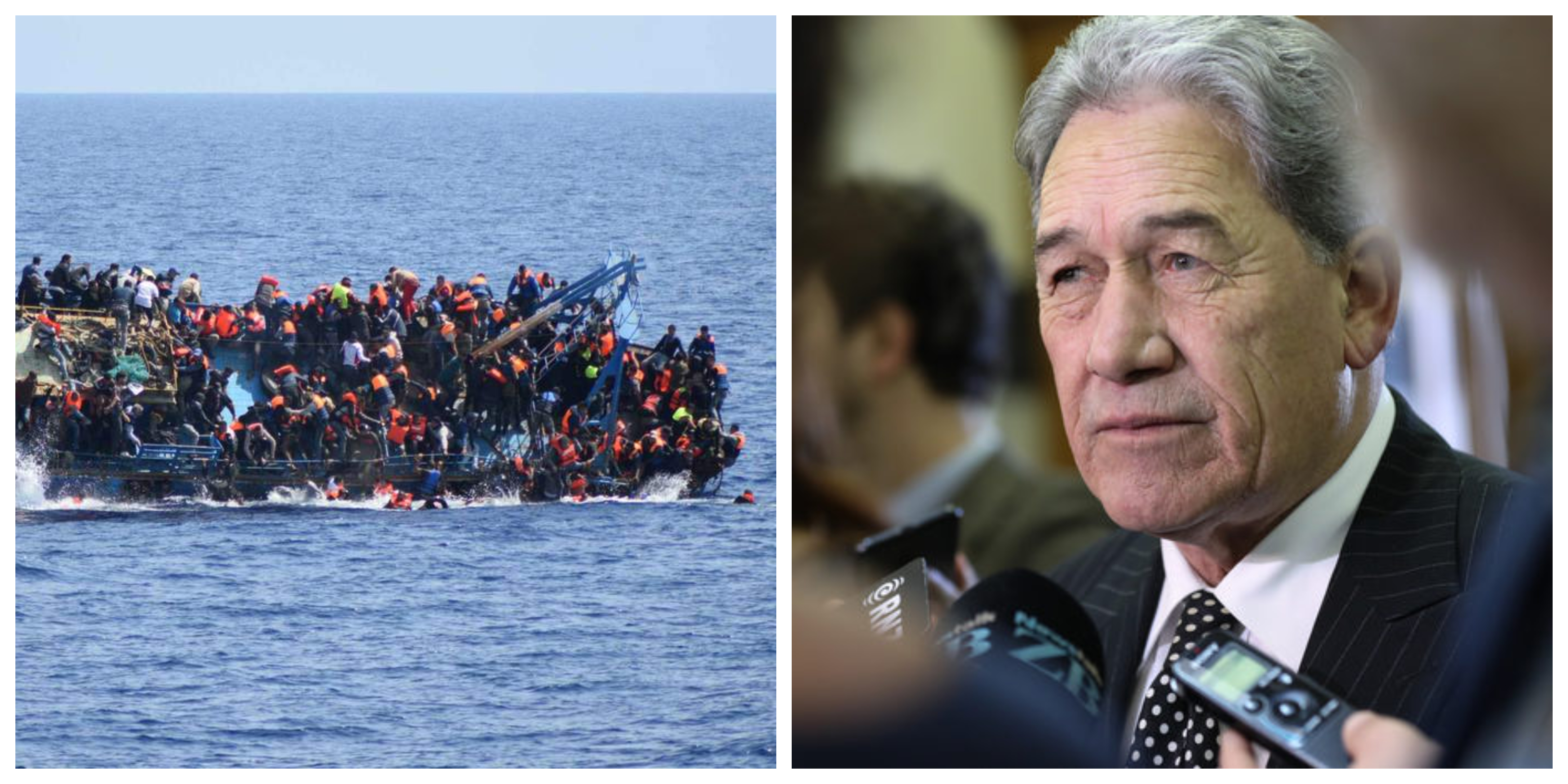 Winston Peters refugee boats