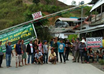 Nueva Vizcaya Oceanagold barricade