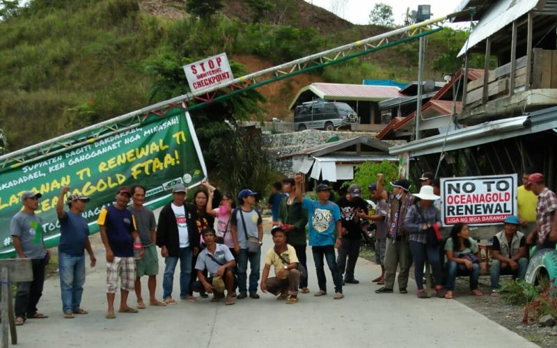 Nueva Vizcaya Oceanagold barricade