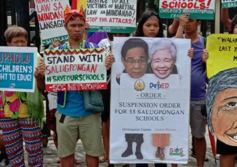 Save our Schools Network protest