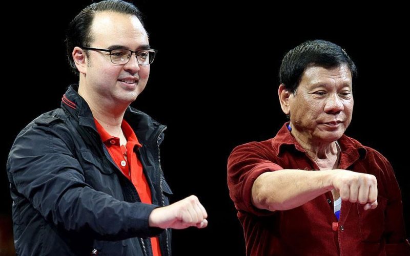 Alan Peter Cayetano and Rodrigo Duterte