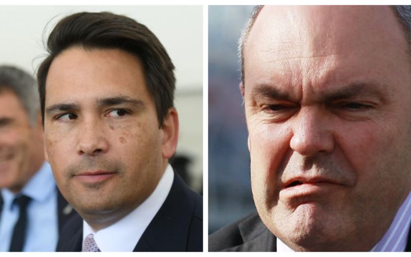 Simon Bridges Steven Joyce collage