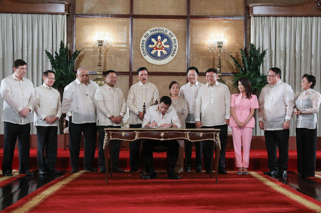 Signing of Universal Healthcare Act Philippines