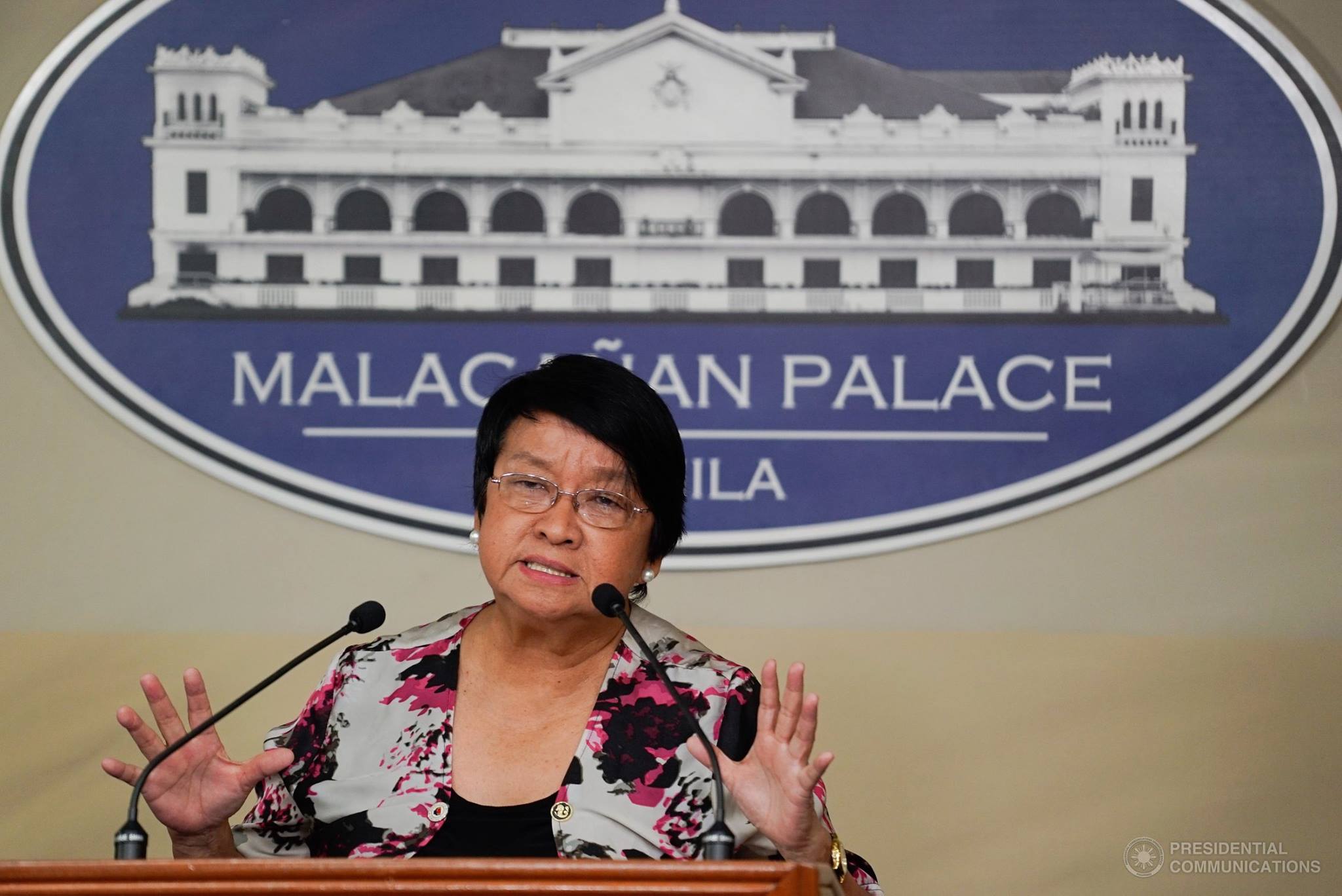 Judy Taguiwalo Malacanang Palace