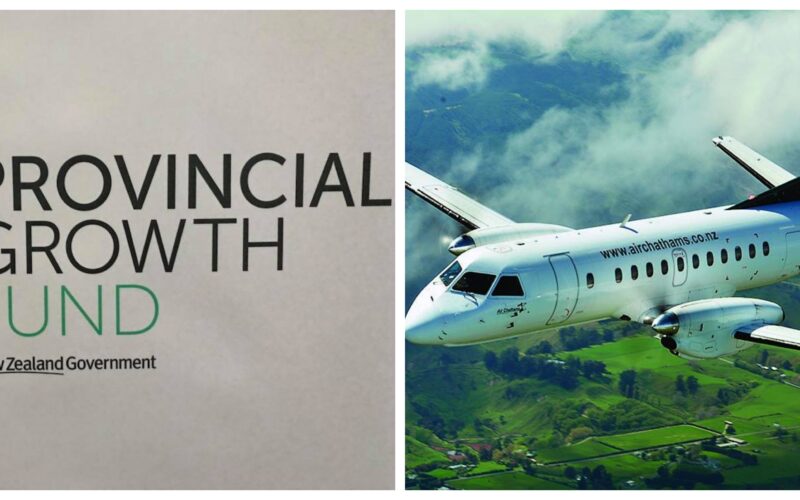 Collage of Provincial Growth Fund Air Chathams