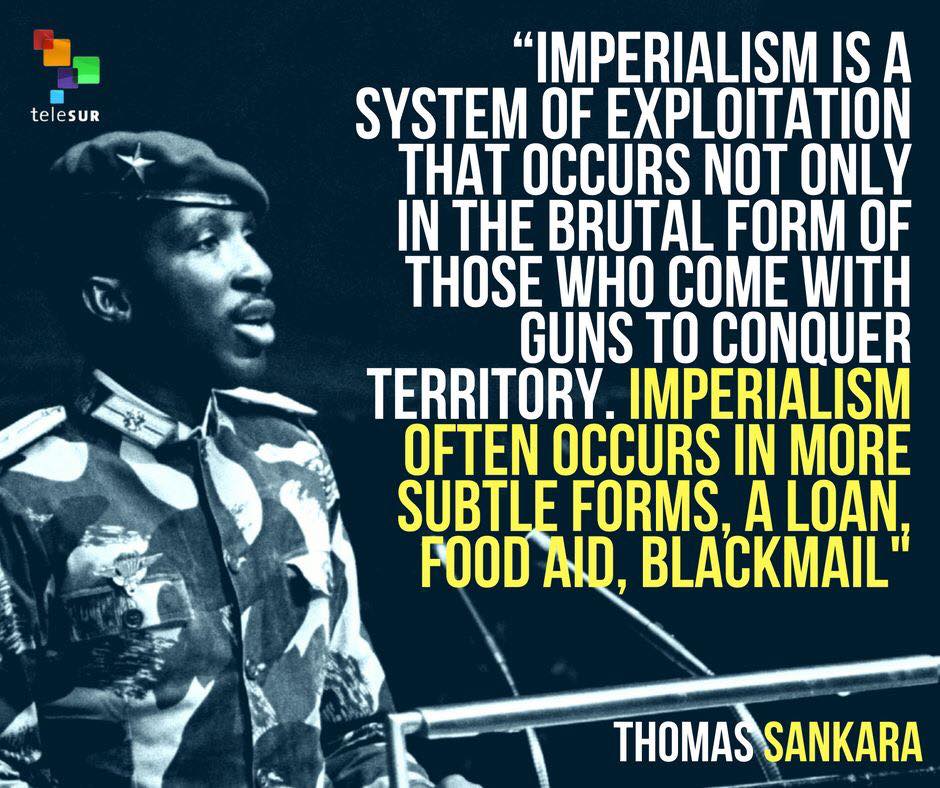 Thomas Sankara quote about imperialism