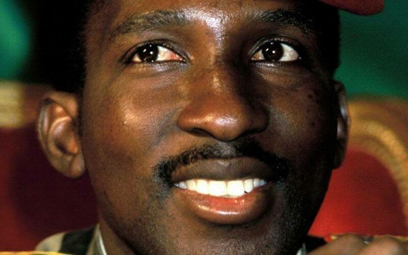 Thomas Sankara close-up image
