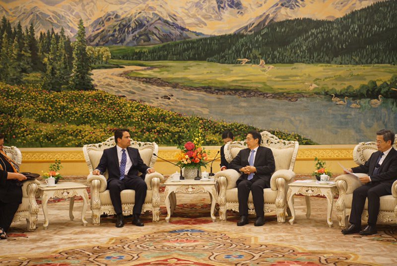 Simon Bridges meeting with Guo Shengkun Chinese Communist Party