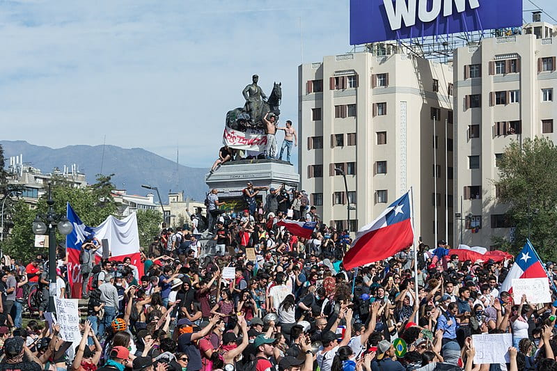 Chilean protests Wikimedia photo