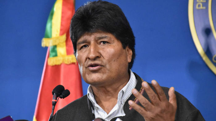 Bolivia's elected President Evo Morales. [Photo by AFP/Getty Images]