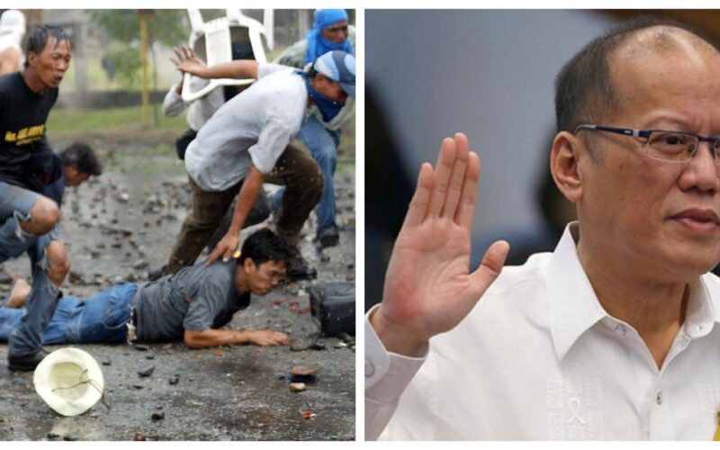 Hacienda Luisita Massacre Benigno Noynoy Aquino III photo collage