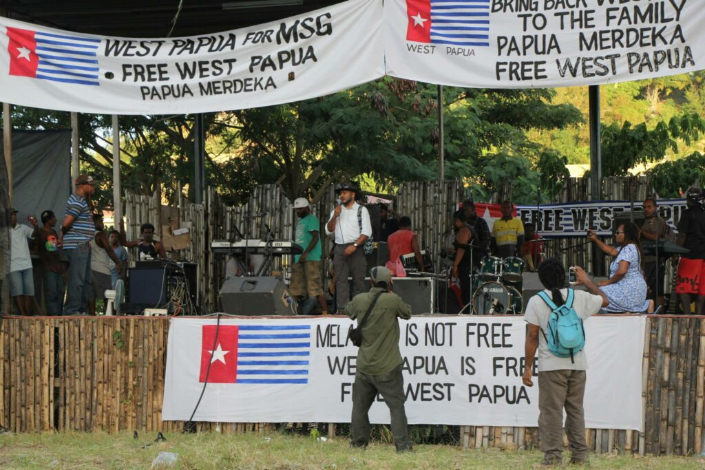 West Papua protest 2015 Honiara Solomon Islands