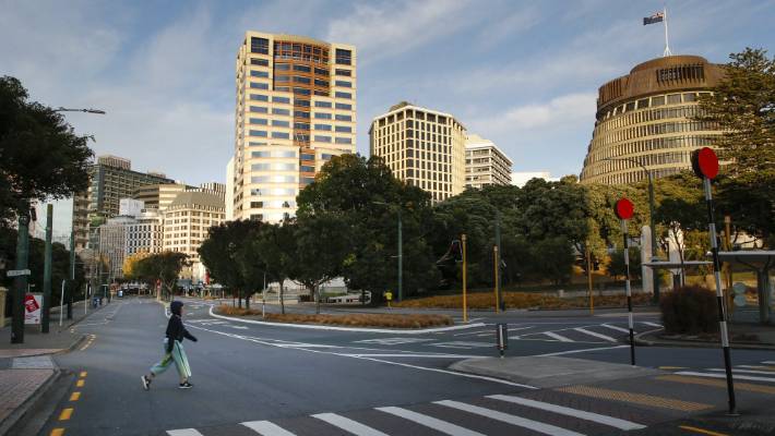 Wellington Lambton Quay COVID-19 lockdown