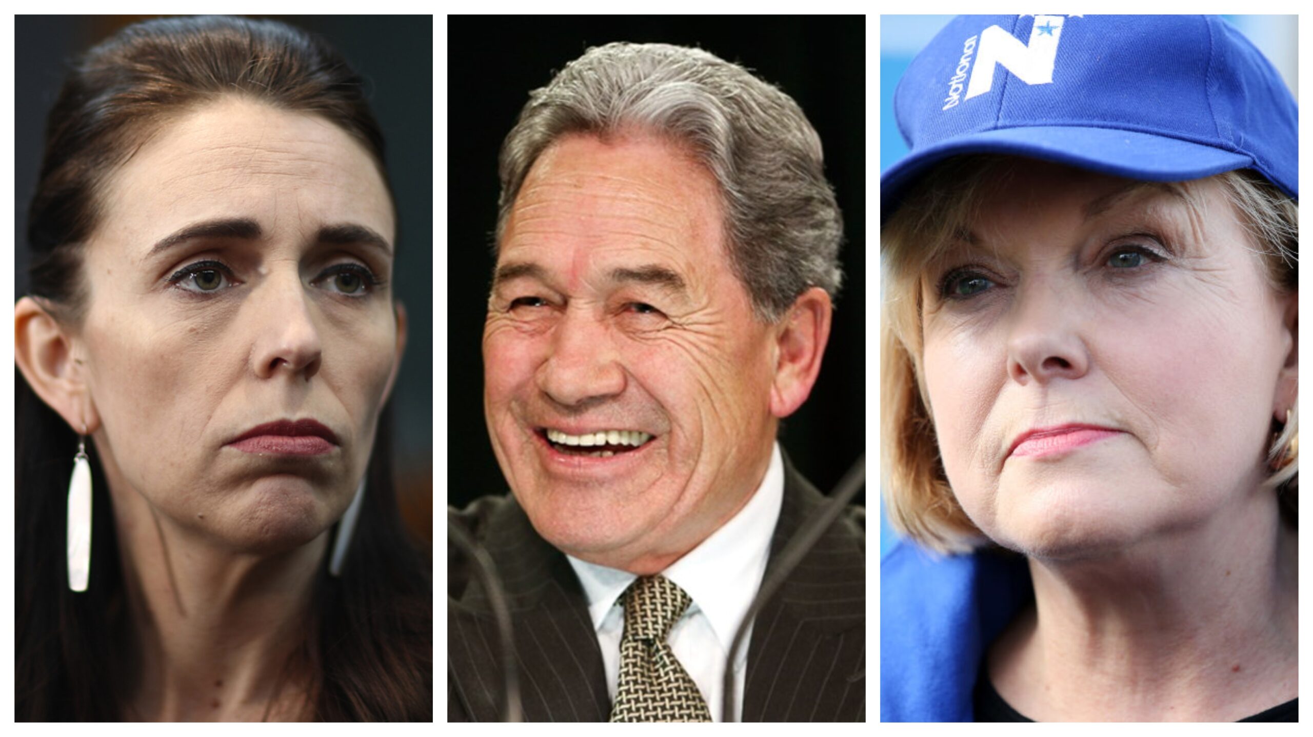 Jacinda Ardern Winston Peters Judith Collins