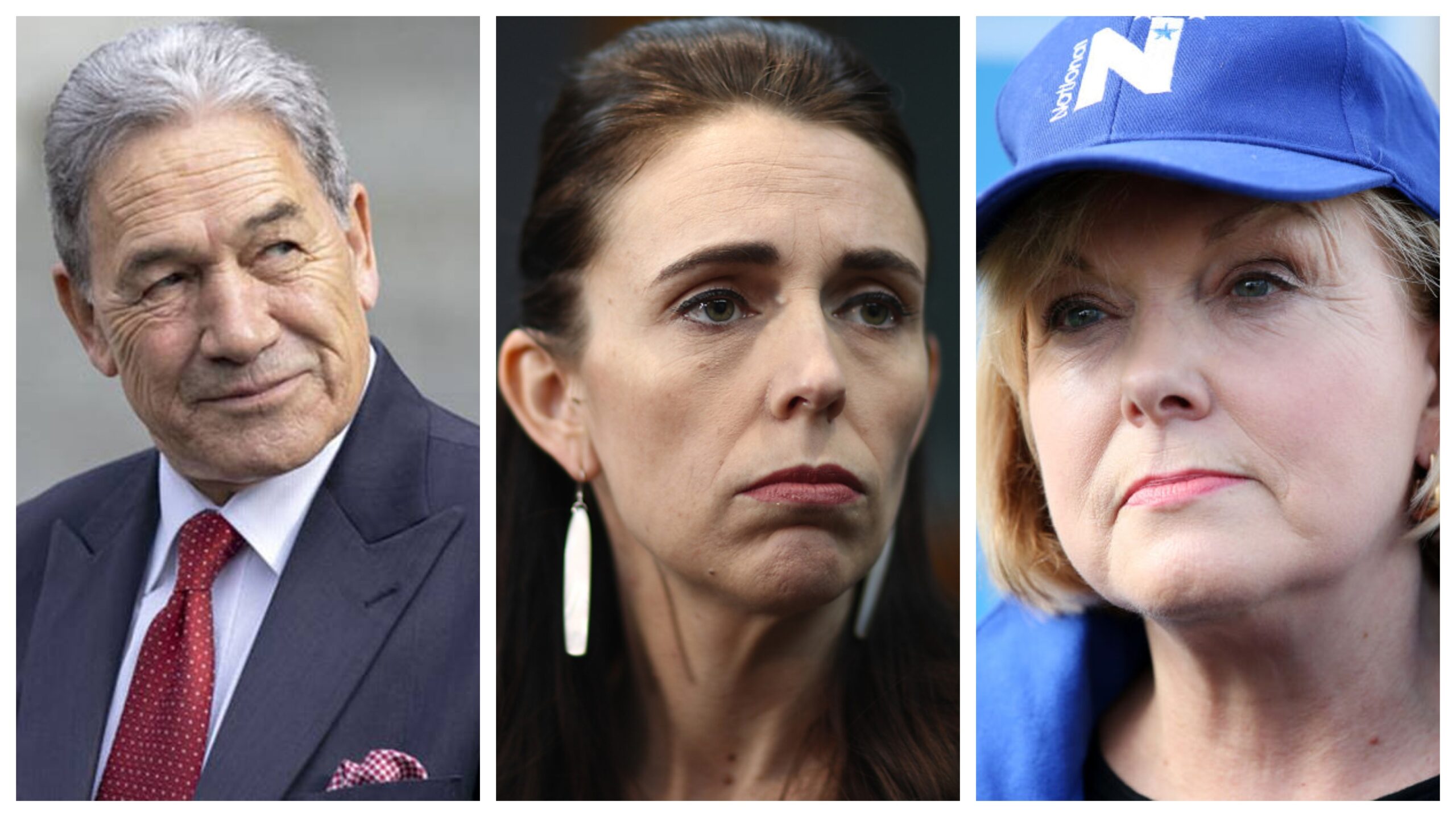 Winston Peters Jacinda Ardern Judith Collins
