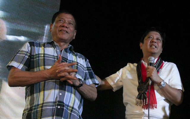 Rodrigo Duterte Philippines Ferdinand Marcos Bongbong Marcos