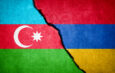 Azerbaijan-Armenia conflict stock photo