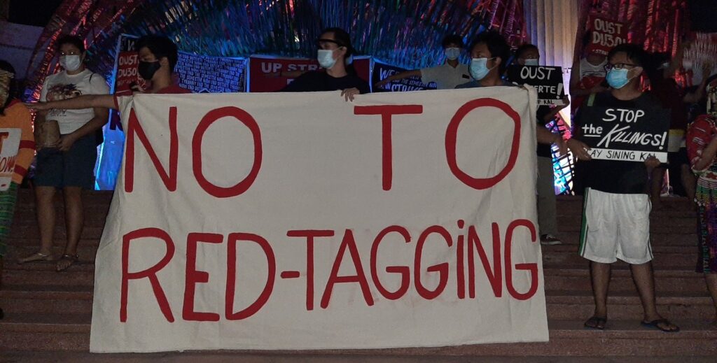 College Editors Guild of the Philippines protest red tagging