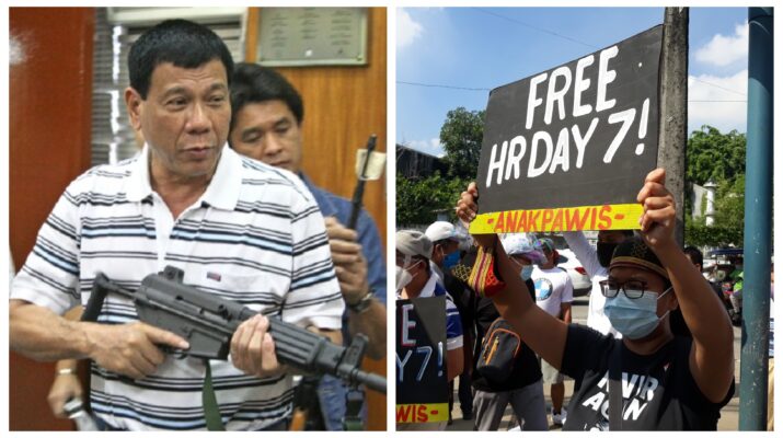Rodrigo Duterte International Human Rights Day collage