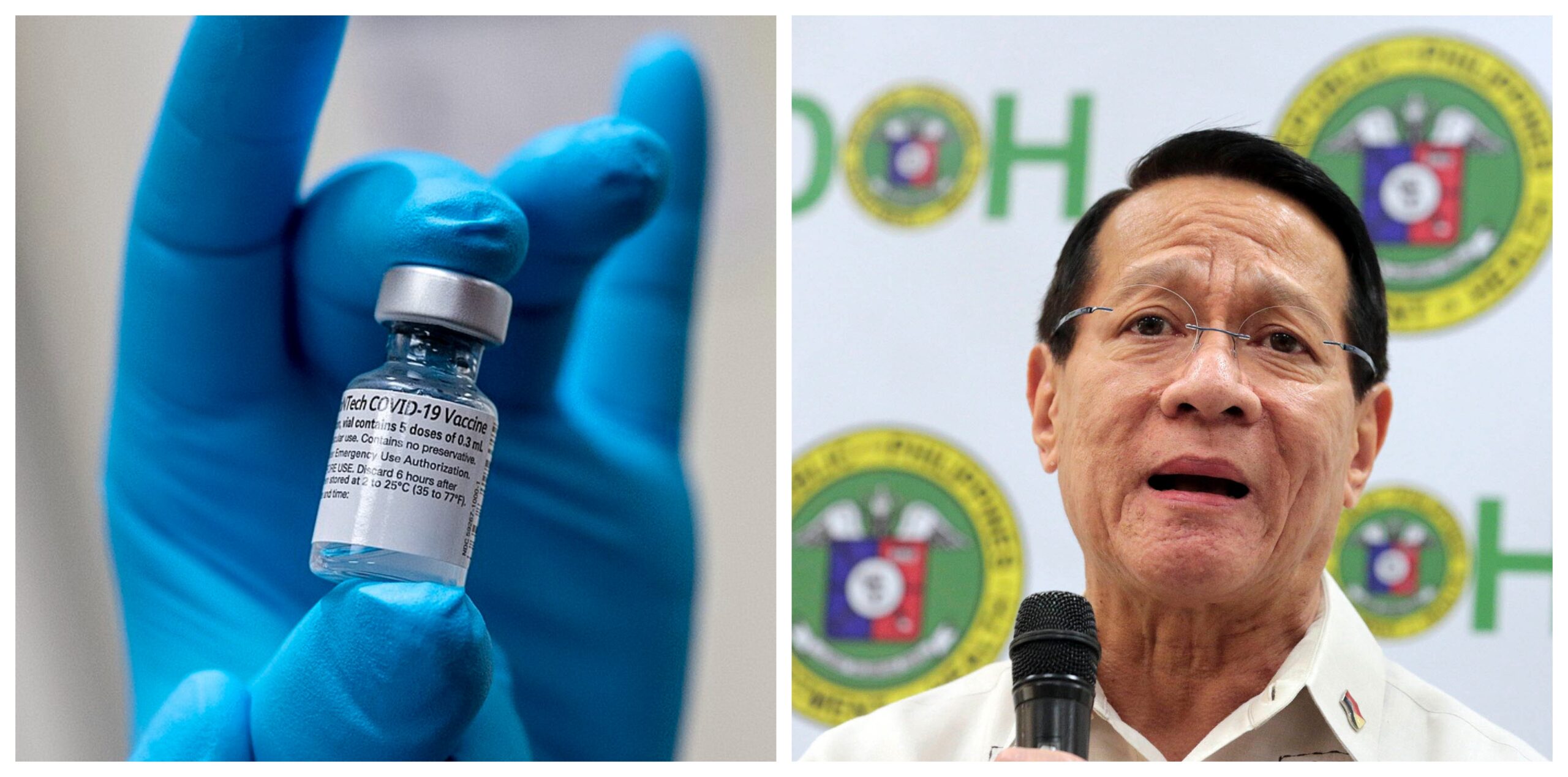 Francisco Duque III Covid-19 pandemic vaccine PFizer AstraZeneca Sinovac