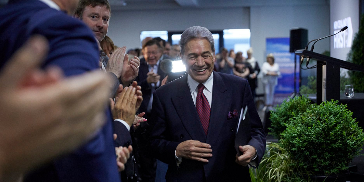 Winston Peters New Zealand First Convention