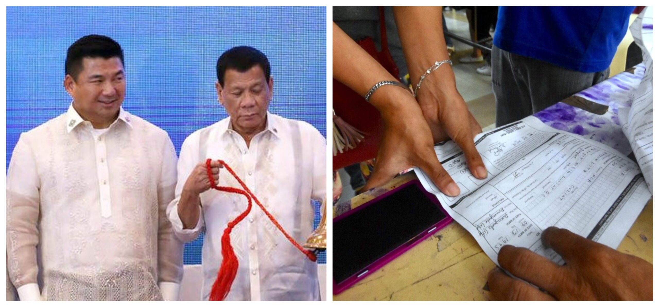 Halalan2022 Dennis Uy and Rodrigo Duterte