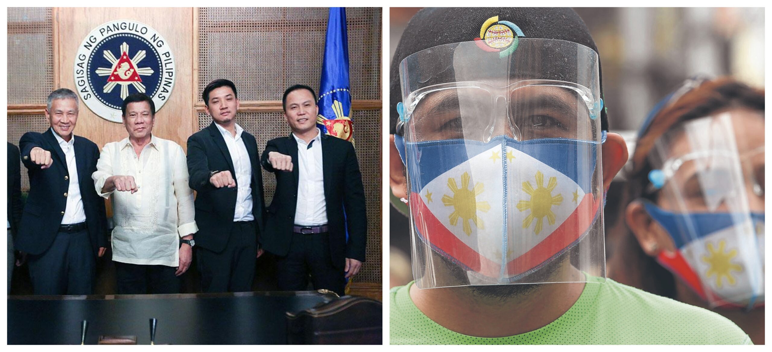 COVID-19 Philippines faceshield facemasks corruption Rodrigo Duterte