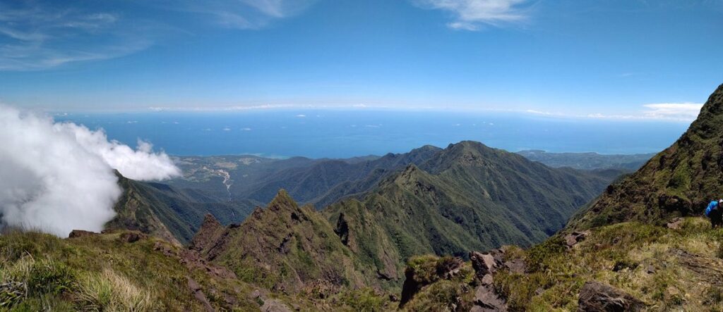 View from the peak of Mount Guiting-Guiting, located in Sibuyan Island.