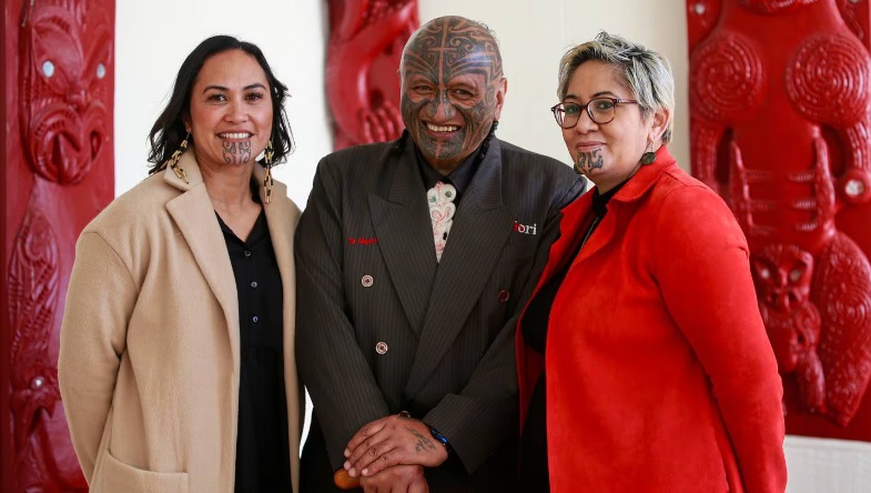 An article on Māori Television's website examined the alleged voting irregularities at the Manurewa Marae, where Te Pāti Māori candidate Takutai Tarsh Kemp (rightmost, in red) was the chief executive. (Photo: NZME)