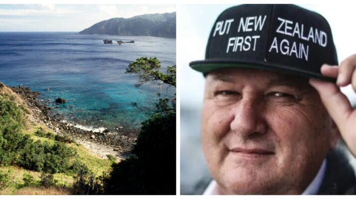 Banner collage photo of Shane Jones and Kermadec Islands New Zealand