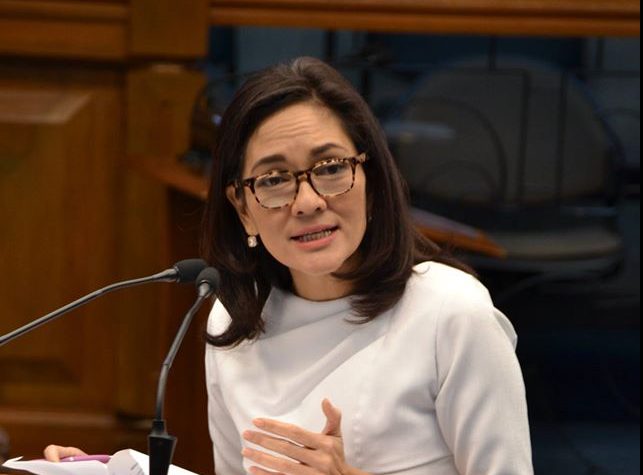 Senator Risa Hontiveros has led the charge in the Senate's inquiry into POGOs involved in criminal activities, including possible espionage and hacking of Philippine government agencies. (Photo: Risa Hontiveros Facebook page)