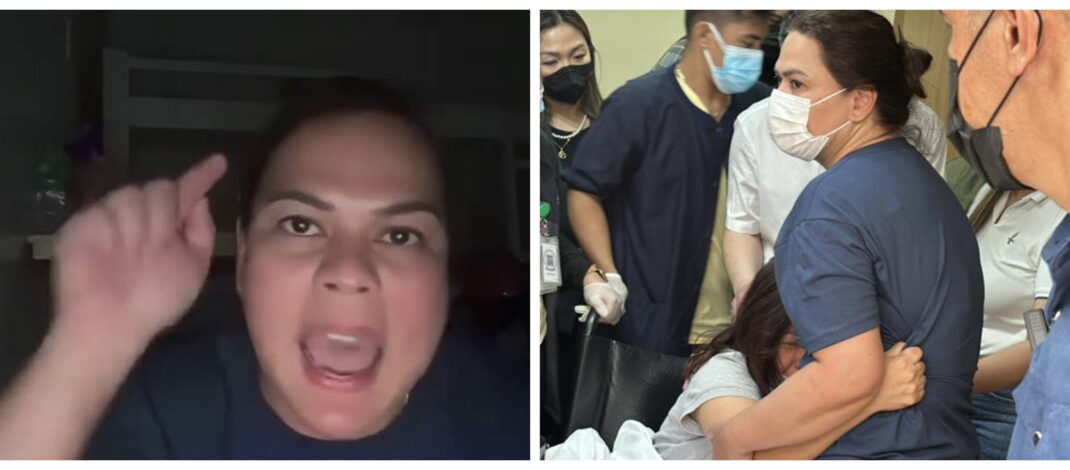 Banner collage photo Sara Duterte Zuleika Lopez meltdown Quad-comm hearing confidential funds